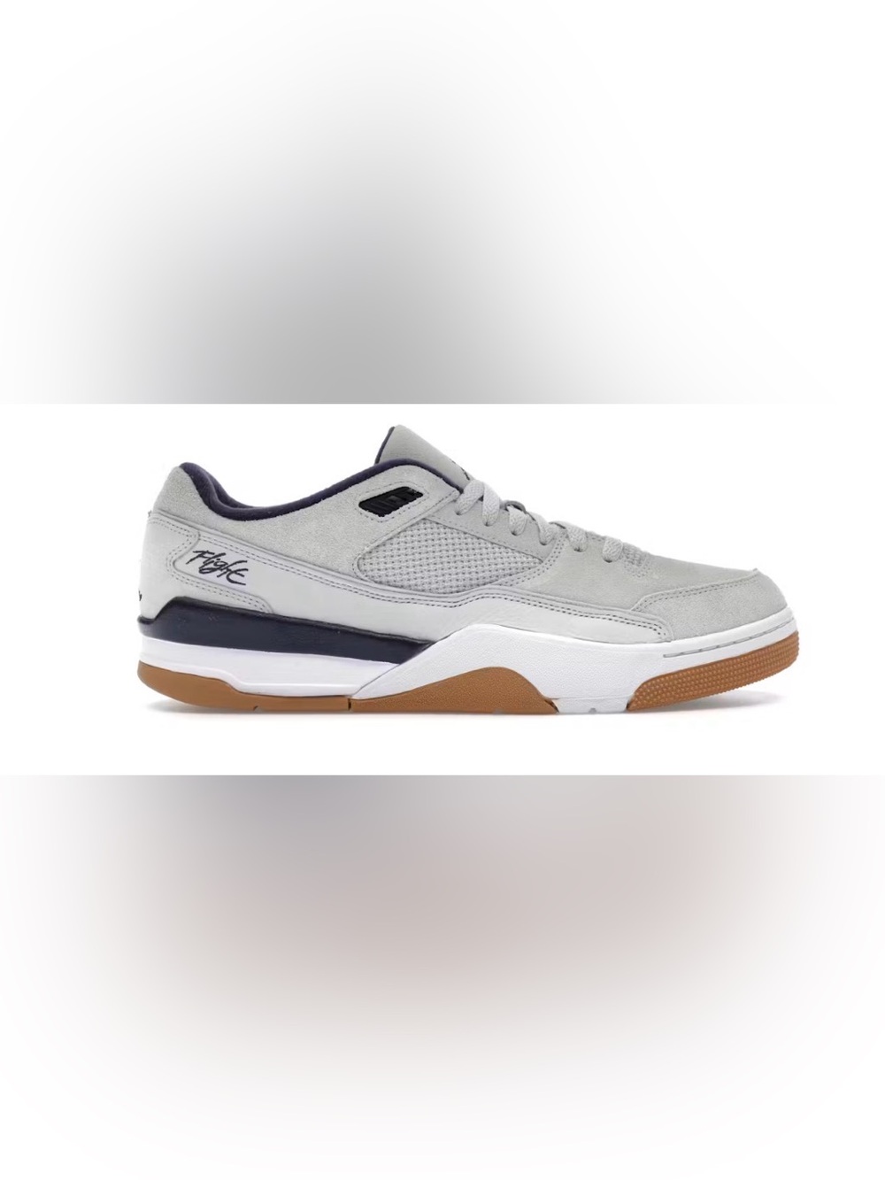 Jordan Flight Court - Neutral Grey White Gum Light Brown Midnight Navy